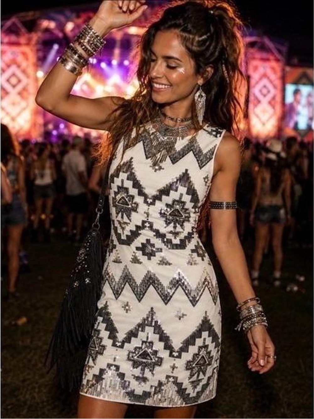 Express White Bodycon Dress
